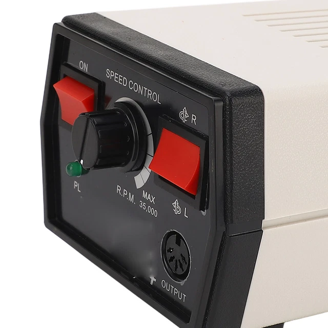 (UK Plug 220V)Micro Motor Handle 65W CW CCW Low Noise Micro Motor Polisher