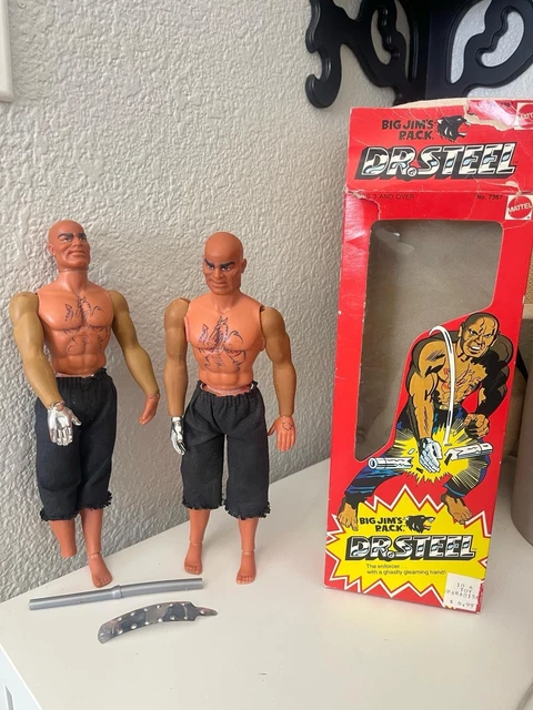 Figurine Big Jim Mattel 1980 – Dr. Bushido Articulée – Vintage Collection