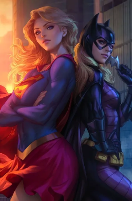 Batman Superman Worlds Finest #1, 13x19 POSTER, Artgerm, Batgirl, Supergirl