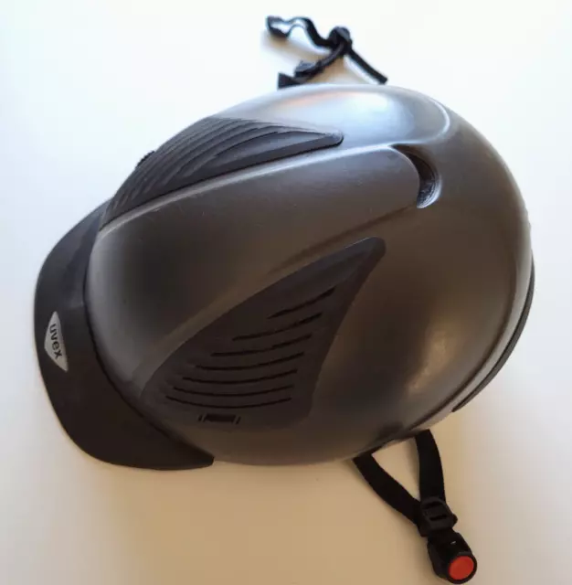 Reithelm EXXENTIAL II Uvex black  Reitkappe schwarz Helm Pferdesport Gr. 55-57