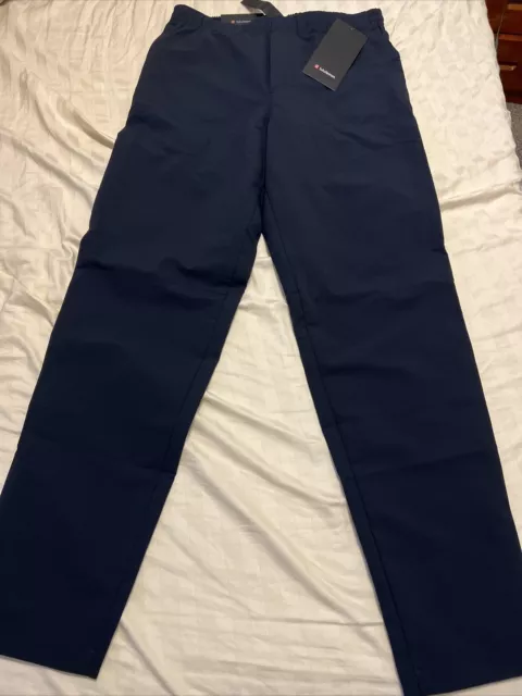 Lululemon Men's Size Small New Venture Trouser *Pique Pants, Navy MSRP $148 CCNY