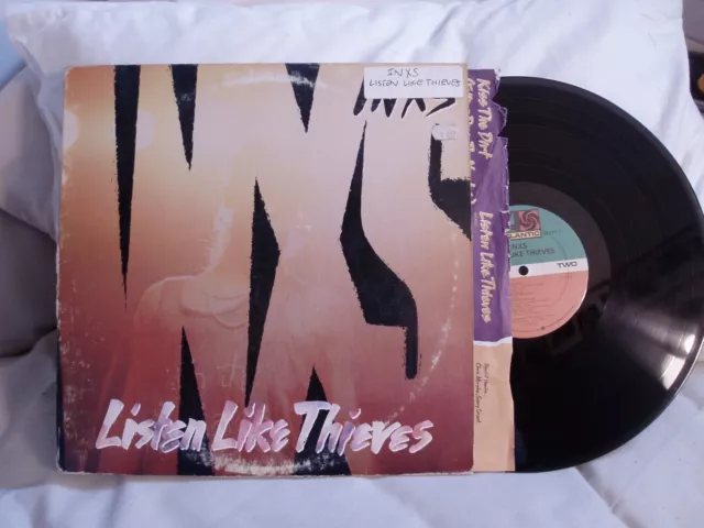 INXS "Listen Like Thieves" 12"LP Atlantic 81277 1985 Orig Inner "what You Need"