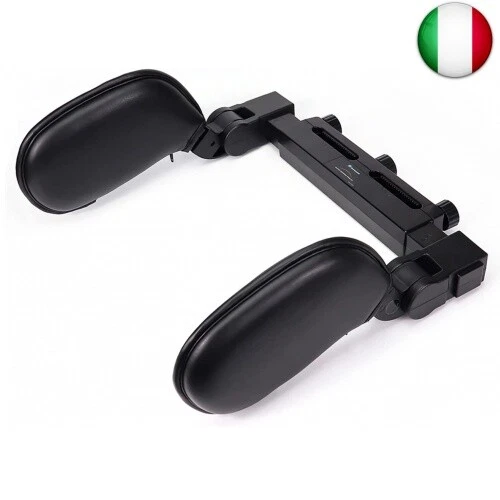 SanLead Poggiatesta Auto,Memory Foam 4 CM, Poggiatesta Auto Bambini,Girevole a