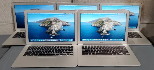 5x Apple MacBook Air 13" Early 2015 Core i5-5250U 1.60GHz 4GB RAM 128GB SSDs (f1