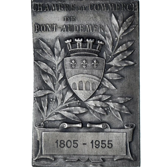 MEDAILLE - CENTENAIRE DE LA CHAMBRE DE COMMERCE du MANS -1890/1990