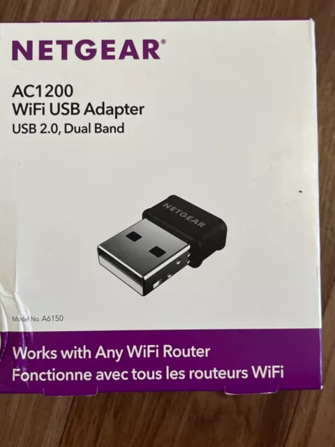 NETGEAR® AC1200 WiFi USB Adapter USB 2.0, Dual Band