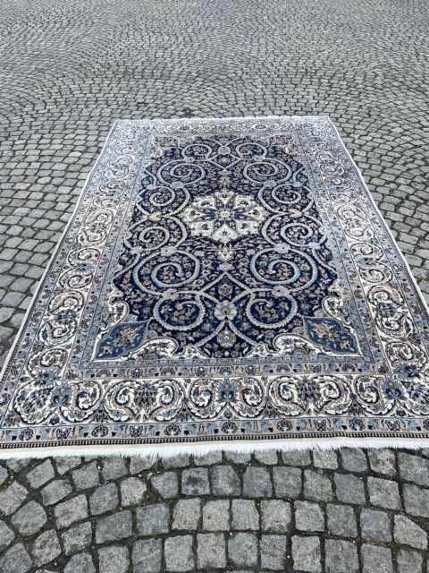 Wunderschöne Handgeknüpfte Nain Perserteppich Tapis Alfombra Carpet ca 211X342cm