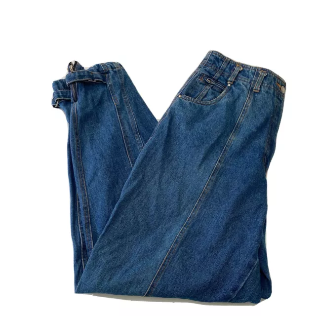 Vintage TOGETHER! size 14 mom 80s 90s high rise Denim Jeans - Stunning Details