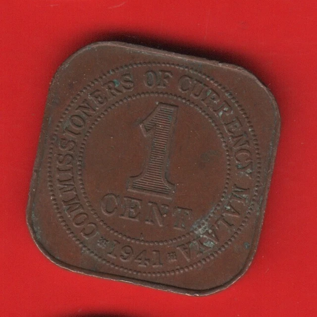 Malaya 1 Cent 1941