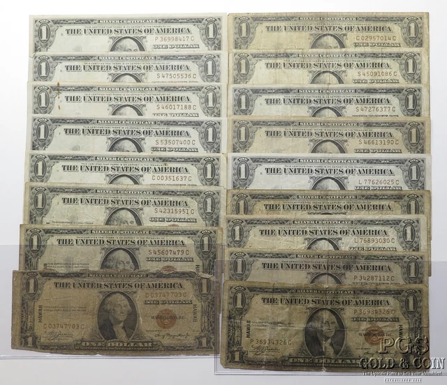 (17) Series 1935-A $1 Federal Reserve Emergency Notes - Hawaii  26336
