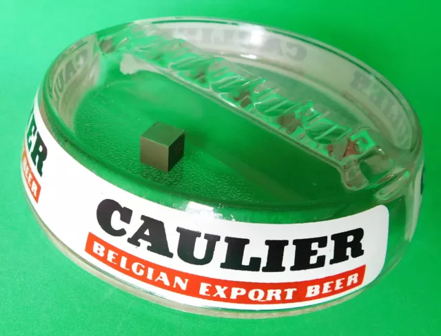 Cendrier publicitaire Bières Belges : CAULIER - Belgian export Beer