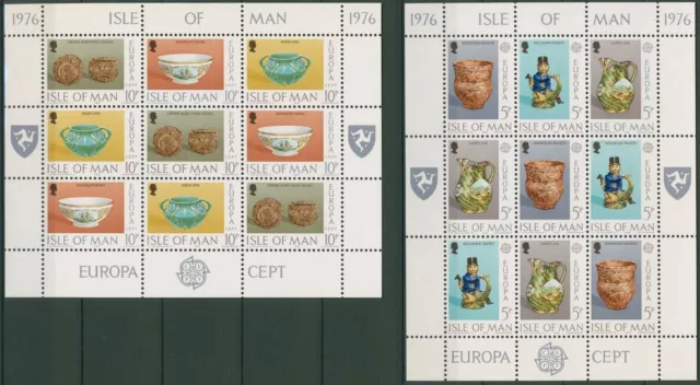 Isle of Man 1976 Europa CEPT Kunsthandwerk Kleinbg. 82/87 K postfrisch (C90656)