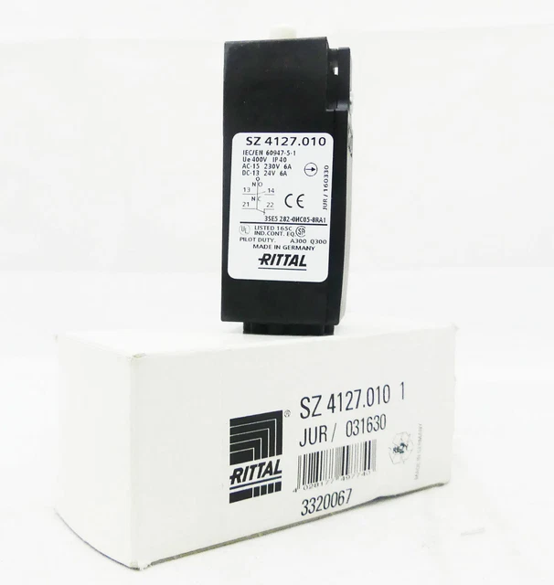 RITTAL SZ 4127.010 Türschalter 240 V/AC, 24V DC/AC, 125 V/DC 8A Stößel ...
