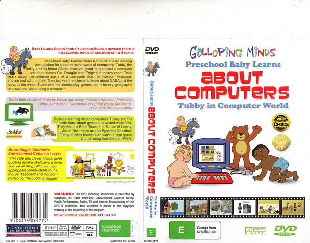 GALLOPING MINDS BABY Learns Alphabet And Phonics Dvd Brand New