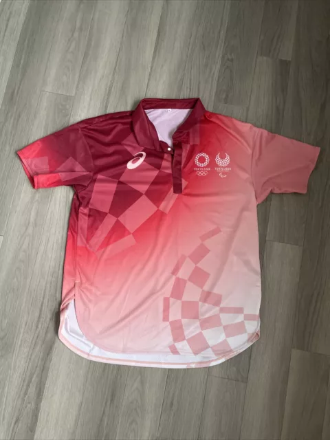 ASICS Golf  Polo Shirt From Tokyo Olympics 2020 XL