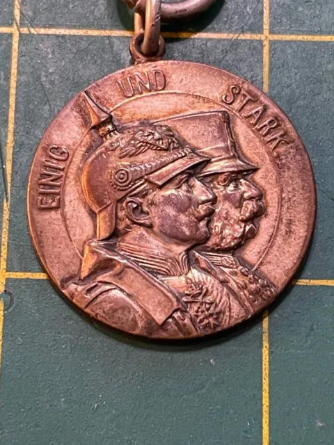 1914 WW1 Medal Austria/German Franz Joseph I & Wilhelm II Einig UND Stark 12-312