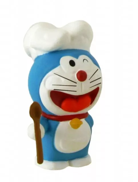 Comansi Doraemon Cuoco Chef Personaggio In Gomma Rubber Figure 97112
