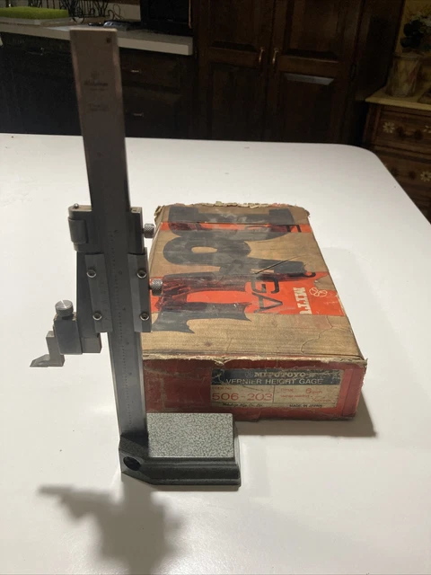 🇺🇸Mitutoyo 6" Vernier Height Gauge With Carbide Tip Stainless Hardened