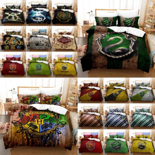 Harry Potter Doona Duvet Cover Bedding Set Single Double Queen, Big Carpet