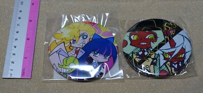 Panty and Stocking with Garterbelt Steel Badge Set