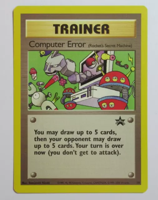 Computer Error - Black Star Promo 16 - WOTC Pokemon Card