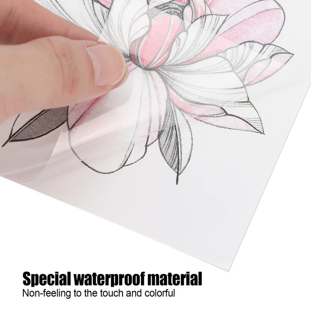 (TH-392)Temporary Tattoos Women Waterproof Flower Long Lasting Body Fake EMB