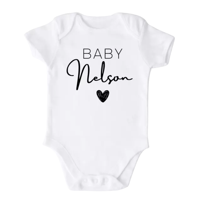 Personalized Name Baby Onesie® Custom Baby Outfit Bodysuit for Baby Shower Gift