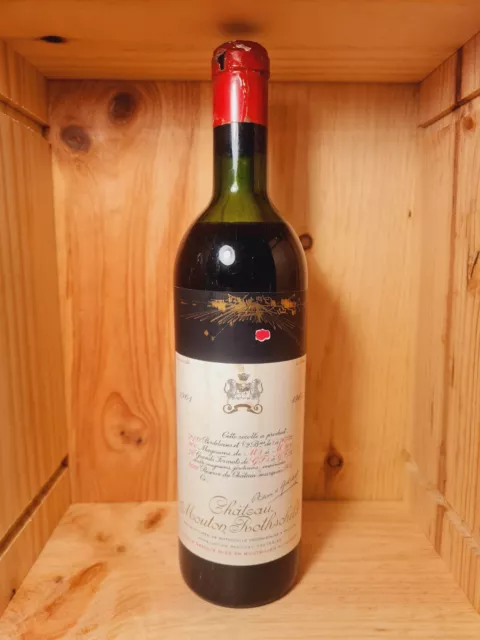 1961 Chateau Mouton Rothschild 0,75l Pauillac Premier Grand Cru