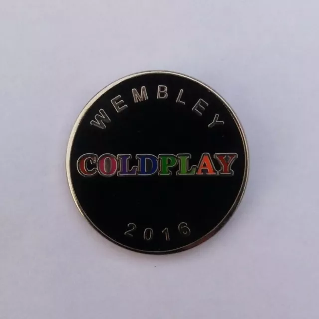 Coldplay Wembley 2016 Concert Pin A Head Full Of Dreams World Tour