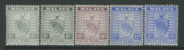 Malaya-Negri Sembilan, Mint, #25A-28A, Og Lh, Wmk 4, Clean, Sound