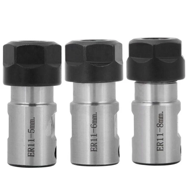 3 Paires De Supports Mandrin Pour Meules à Tronçonner - Compatible 3/8" Et 1/4" - Pour Meuleuse Et Outils Rotatifs