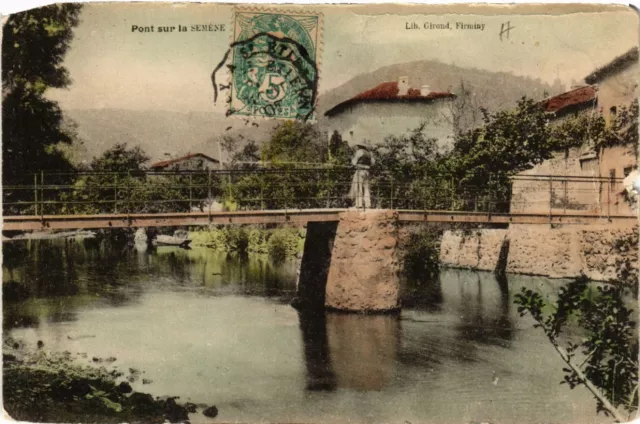 CPA AK Env. de La CHAISE-DIEU SEMBADEL - Gare - Prise d'eau et bois (517357)