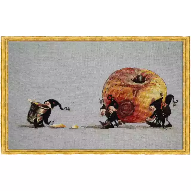 Nimue Cross Stitch counted Chart "Apple", 70G