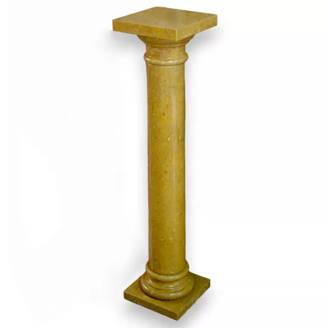 Colonna in Marmo Giallo India Italian Interior Design H 100cm
