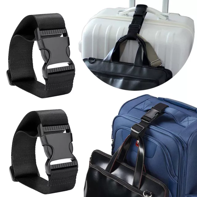 Add-A-Bag Luggage Strap Adjustable Suitcase Straps Belt Travel Accessories AU 3