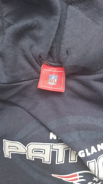 Felpa con cappuccio con cappuccio NFL XL blu navy New England Patriots top 4