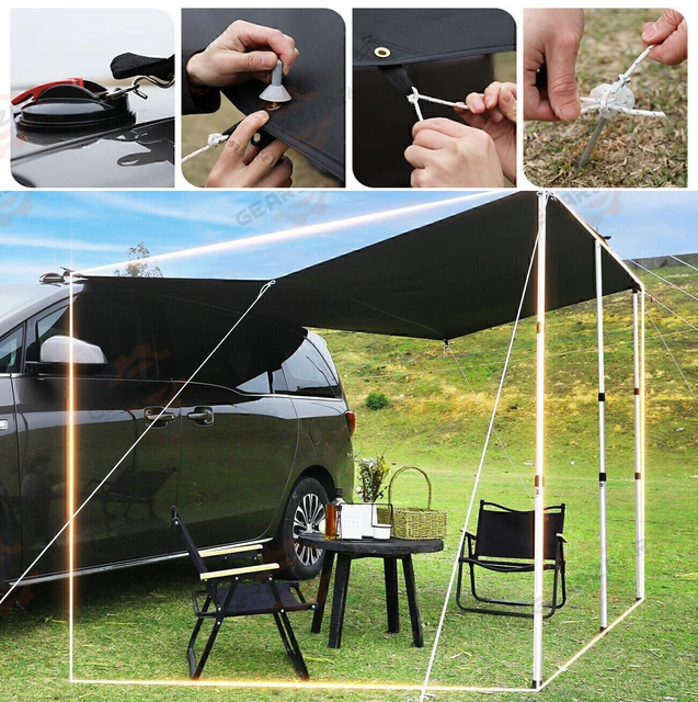 Support Rods 3m 3*3M 3 SUPPORT rod Campervan Caravan Awning sun canopy DELUX ...