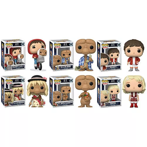 Funko POP! E.T. the Extra-Terrestrial S2 Vinyl Figures - COMPLETE SET OF 6