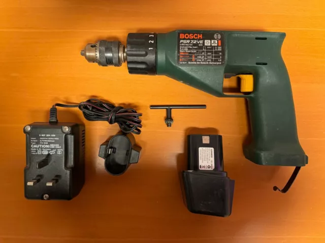 BOSCH PSR 7.2 VE Cordless drill with battery and charger 7.50 PicClick UK