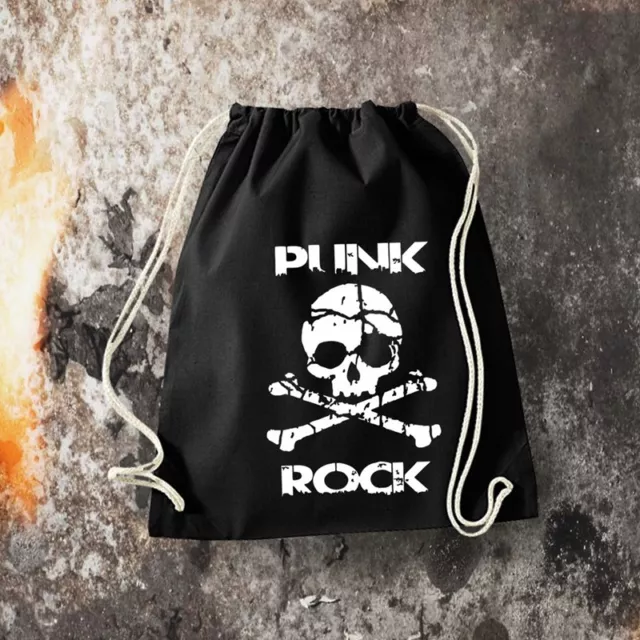 Punk Rock Skull Sportbeutel