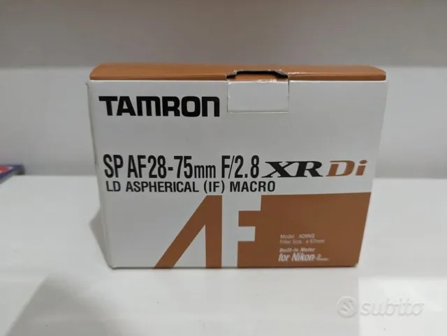 Obiettivo TAMRON SP AF 28-75mm f2.8 XR Di IF PER NIKON