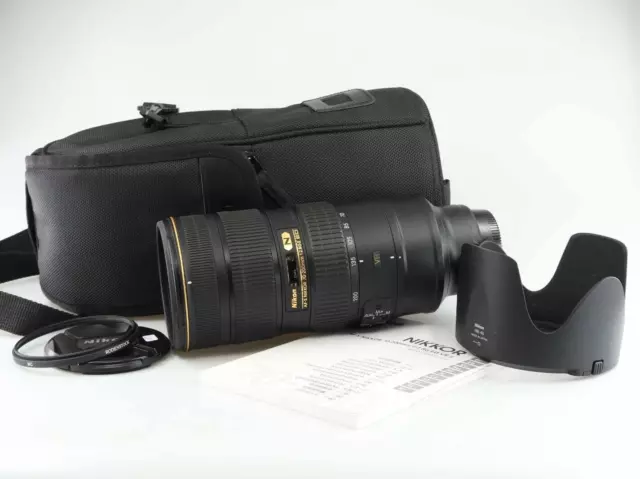 Nikkor 70 200 mm 2,8 GII AF-S G ED VR N IF SWM G II Nikon NEAR MINT 92380