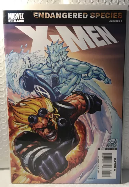 x-men endangered species marvel comics #201