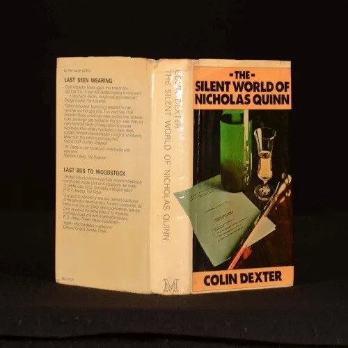 1977 The Silent World of Nicholas Quinn by Colin Dexter Uncommon First Ed Morse
