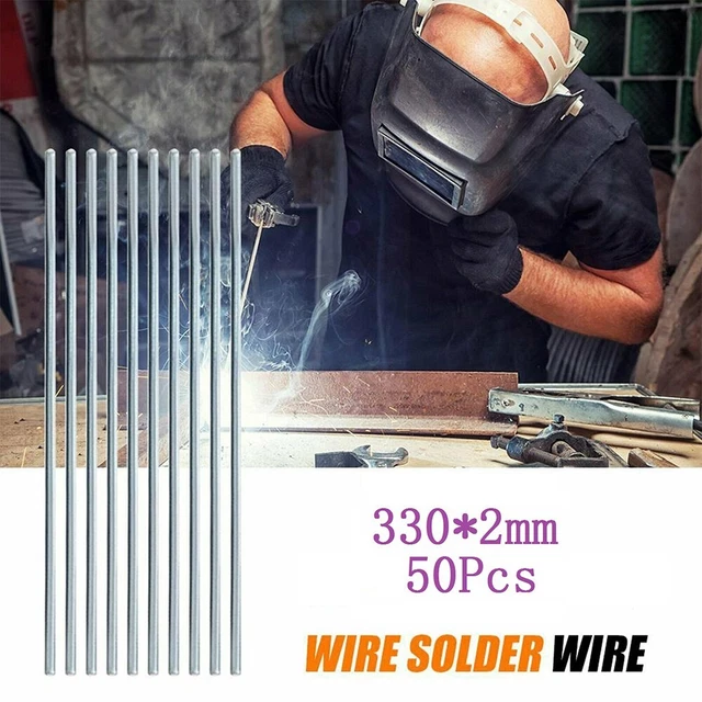 50x 330*2mm Aluminium Welding Low-Temp Dura Easy Weld Rods Brazing Stick Useful