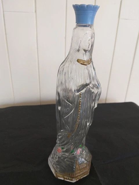 Bouteille D'eau Sainte De Lourdes - Inspirée De Notre-Dame De Lourdes - Contient De L'eau De Lourdes - 10,2 Cm