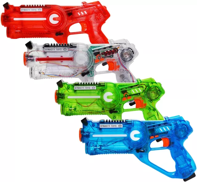 DYNASTY TOYS Laser Tag Shooting Game for Kids & Adults Multi Player Gun Set NEW