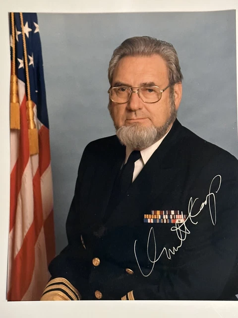 C Everett Koop Signed 8x10 Photo & Signed Letter. Two Autographs!