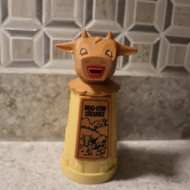 Vintage Moo Cow Creamer Molded Plastic Whirley Industries PA