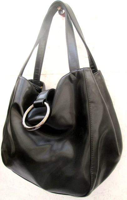 Sac à Main ASSIMA En Cuir Vintage - Grand Modèle Marron - Porté épaule